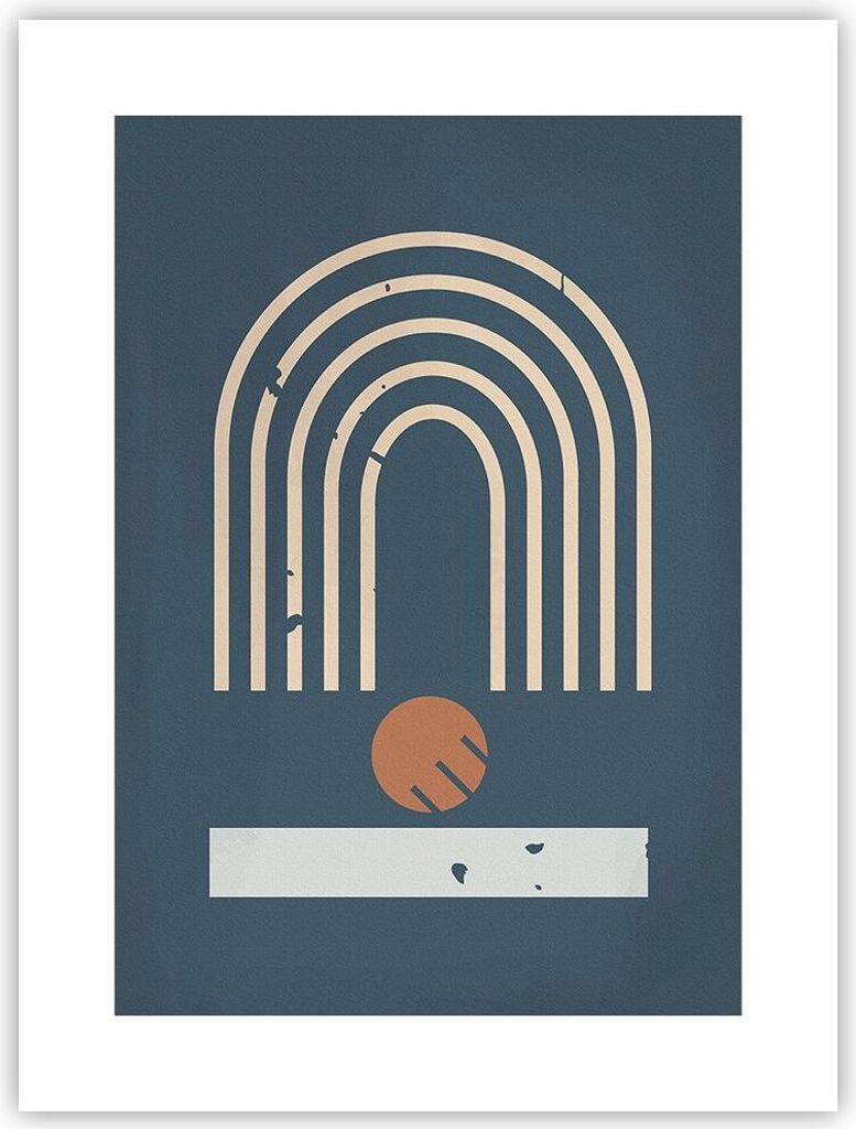 Poster - Poster ohne Rahmen - Abstraktion Stadion Modern - Produktbild 