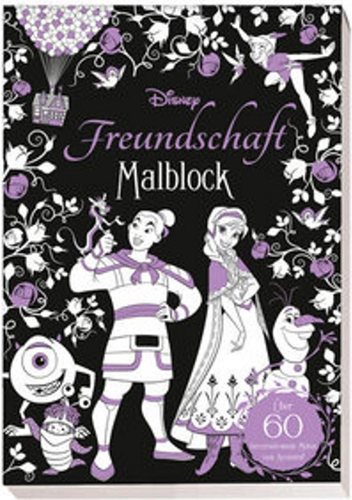 Disney Freundschaft: Malblock: über 60 herzerwärmende Produktbild 