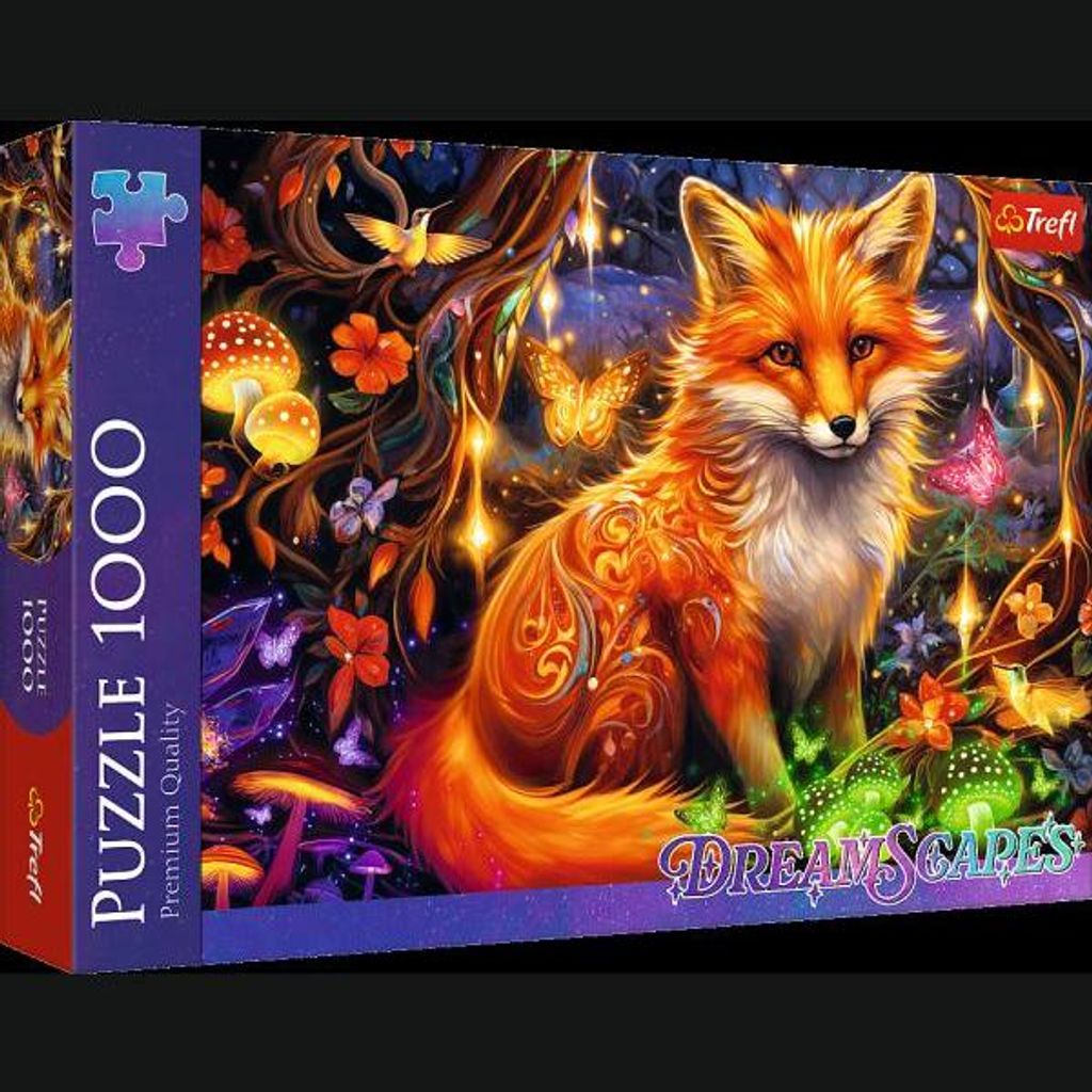 Trefl 1000 el. DreamScapes: Baśniowy lis, 1000 szt., Zdjęcie produktu 