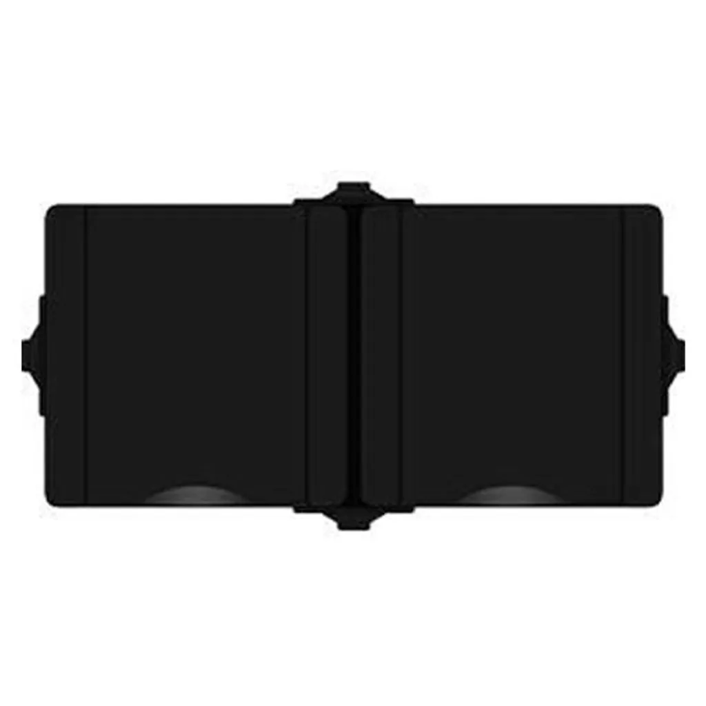 Prise étanche IP44 noire horizontale à clapet de marque Kopp
