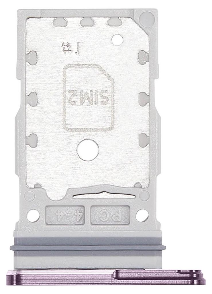 Samsung, SIM-Schacht für Samsung Galaxy S23 Ultra Dual Nano SIM Präziser Ersatz, Lavendel