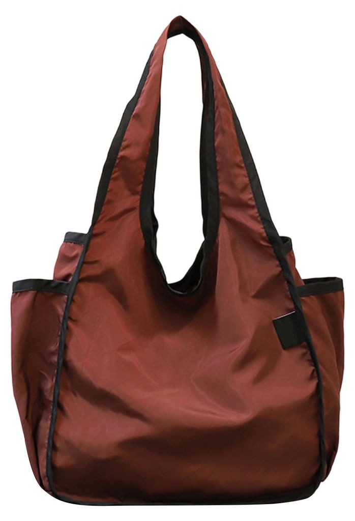 Faltbare Handtasche mit großem Fassungsvermögen, waschbar und wiederverwendbar, ideal zum Einkaufen und als lässige Schultertasche für den Haus...