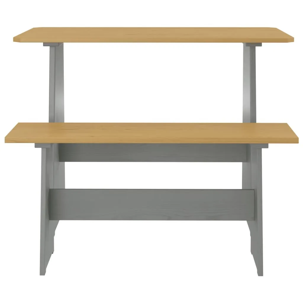 Set Pranzo Scandinavo REINE SYFAX™: Pino Ambra e Grigio Elegante