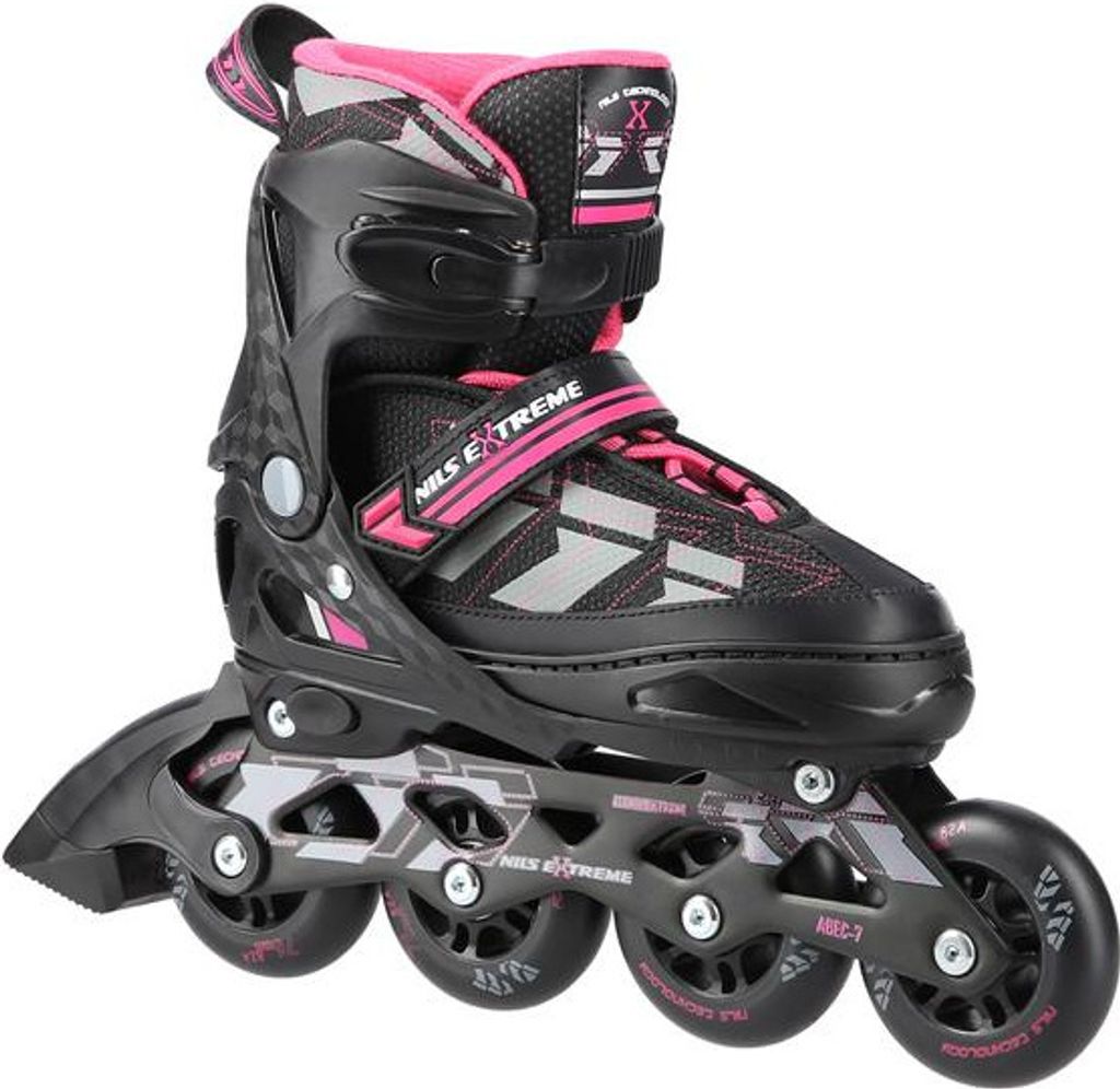 Kolečkové brusle NILS Extreme NA11002 A růžové L(39-42) Image du produit 