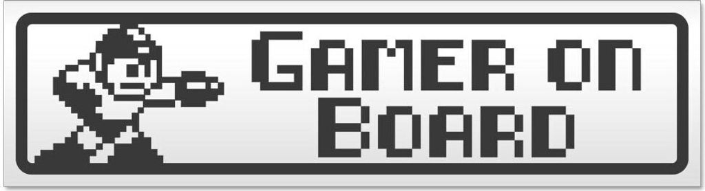 Kiwistar - Autoaufkleber - Dunkelgrau - 60 x 16 cm - Gamer on Board - Hinweis Aufkleber Sticker für Auto, Kfz, Fahrrad, PKW, LKW