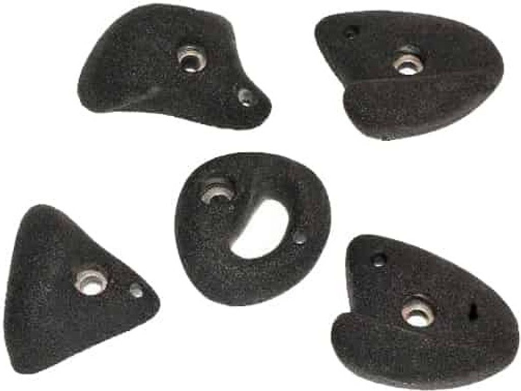 Klettergriffe Klettersteine M 5 Stk - Schwarz Produktbild 