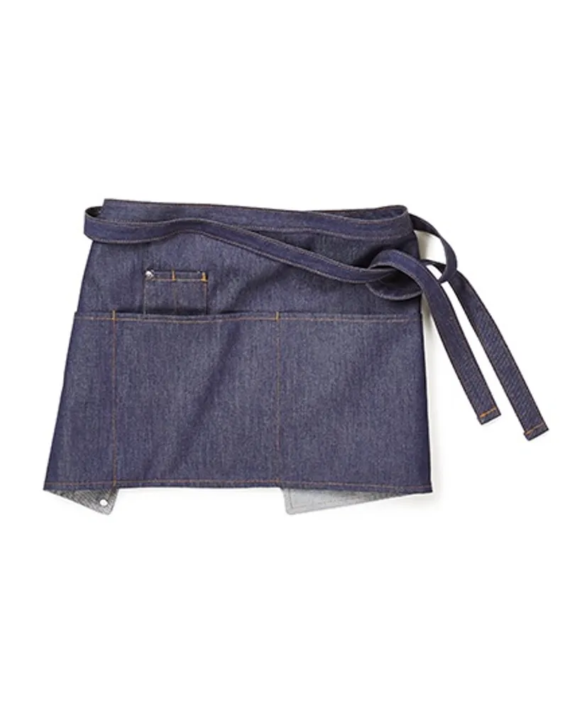 Grembiule Bistro Bellante CG Workwear Denim 33x75cm | Qualità Professionale