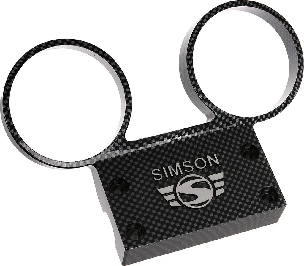 Fixation robuste pour compteur Simson S50 60mm alu anti-vibrations
