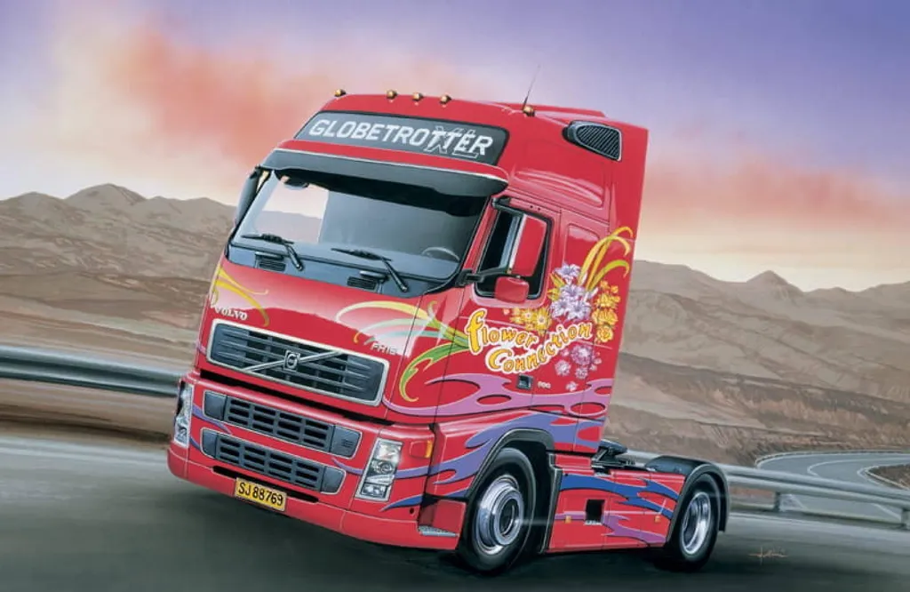 Camion à Construire Volvo FH16 Globetrotter XL Italeri 1:24 Neuf