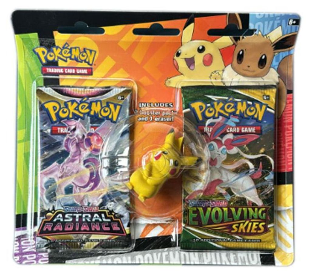 Pokemon Evolving Skies Back to School Radiergummi Blister EN