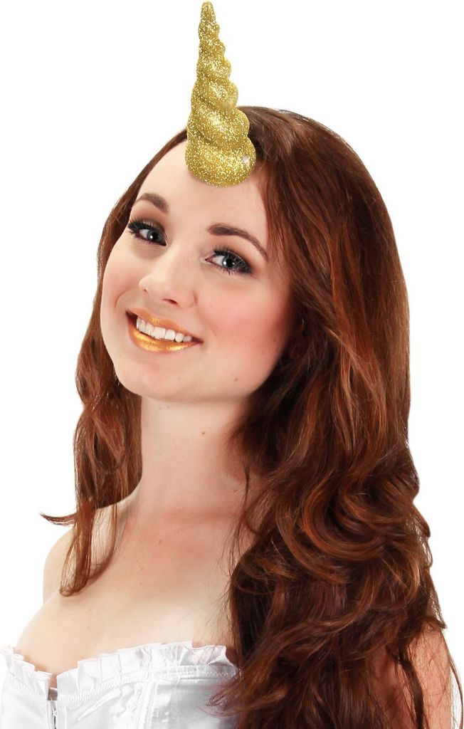 Goldenes Einhorn Horn