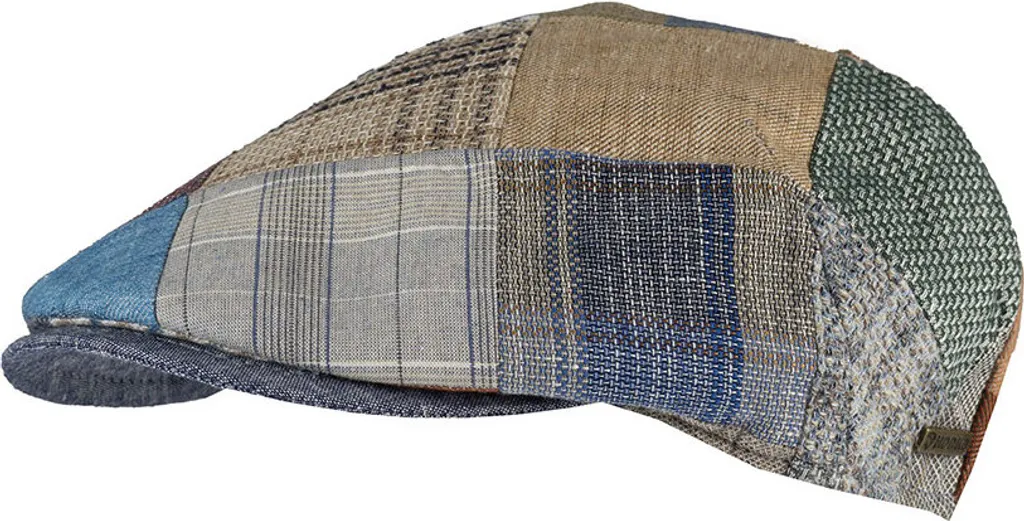 Béret Basque Horka Patchwork 57 cm - Authentique Chapeau en Laine Mixte