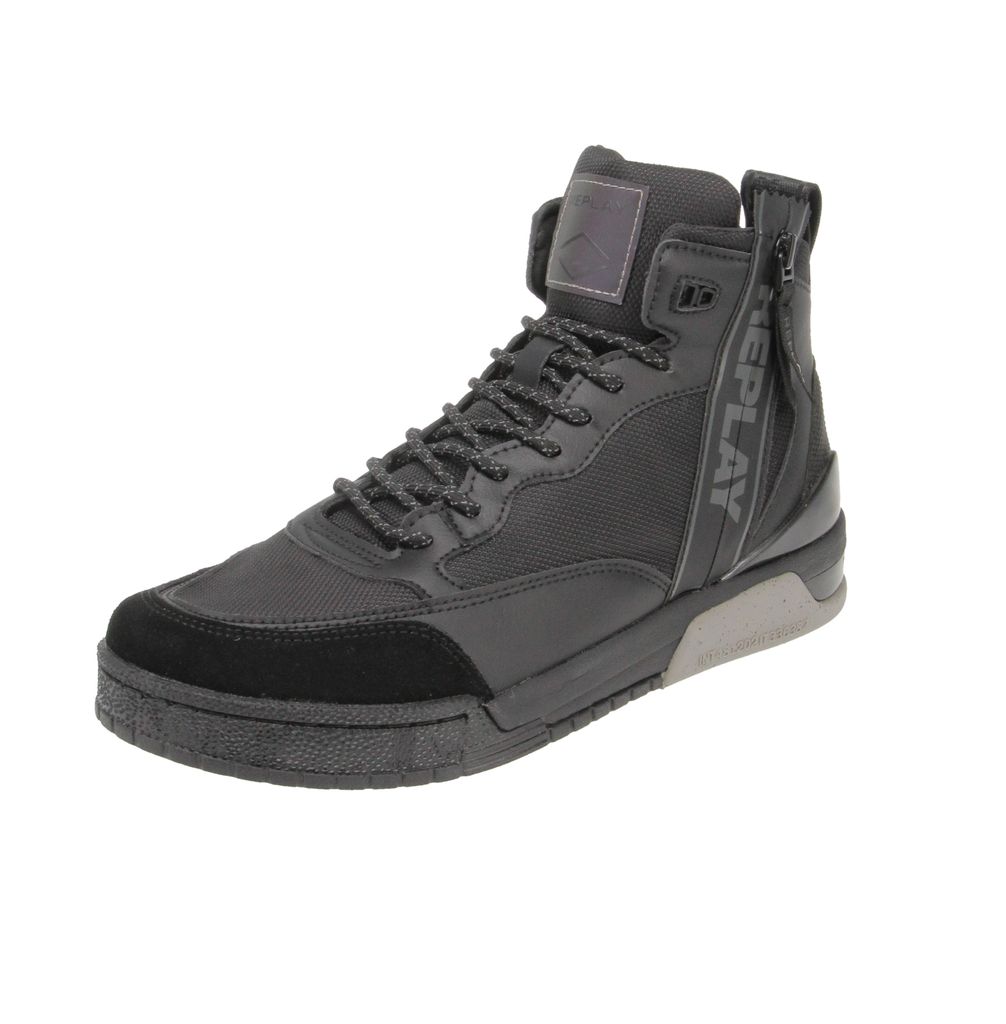 Replay GMZ1R C0009T - Herren Schuhe Sneaker - BLACK, Größe:46 EU