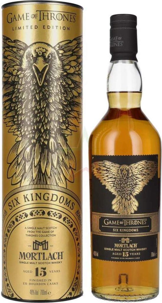 Mortlach 15 Years Old GAME OF THRONES Six Kingdoms Limited Edition 46,00 % 0,70 Liter