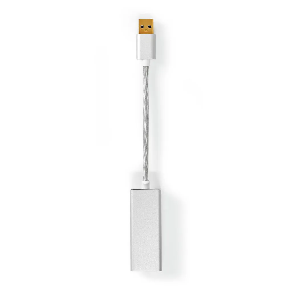 Riparazione Connessione: Adattatore USB 3.2 a RJ45 1Gbps | Nedis Argento