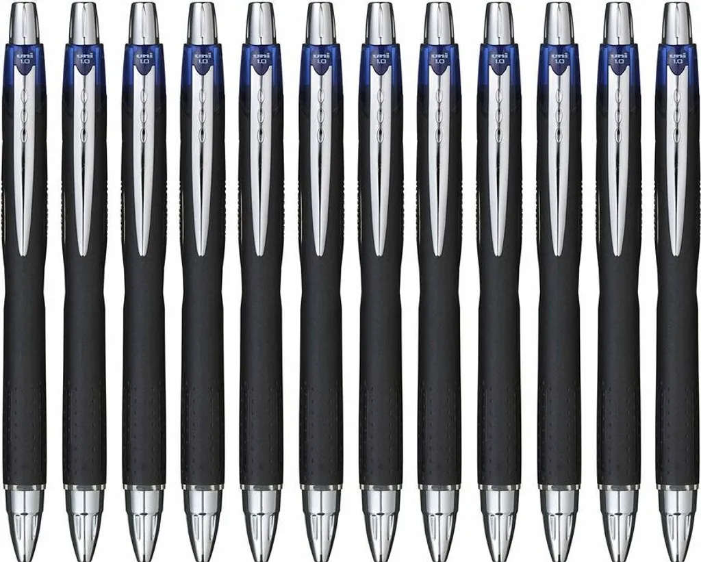 Stylo bleu uni-ball JETSTREAM 0,5 mm idéal pour prise de notes nette