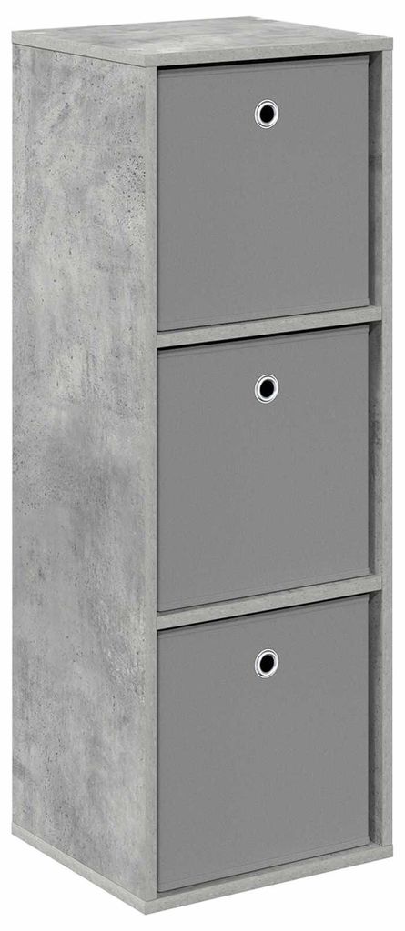 Sideboard mit Schubladen Beton Grau 35 x 32 x 99,5 cm