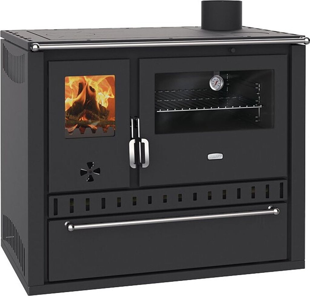 Kochen Kaminofen Holzofen mit Backofen Prity GT FS S DR Produktbild 