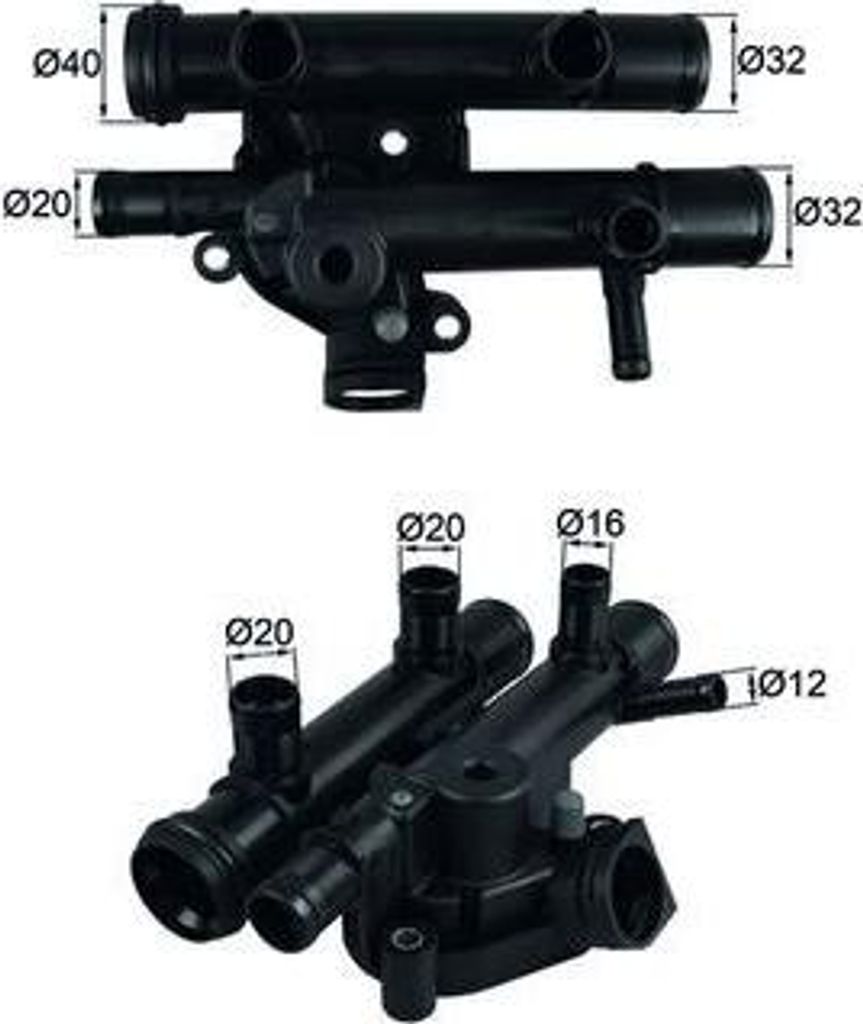 MAHLE Thermostat Kühlmittel 83°C für OPEL Vivaro A Kastenwagen (X83) für RENAULT ESPACE IV (JK0/1) TRAFIC II Kasten (FL) MASTER II Kasten (FD)