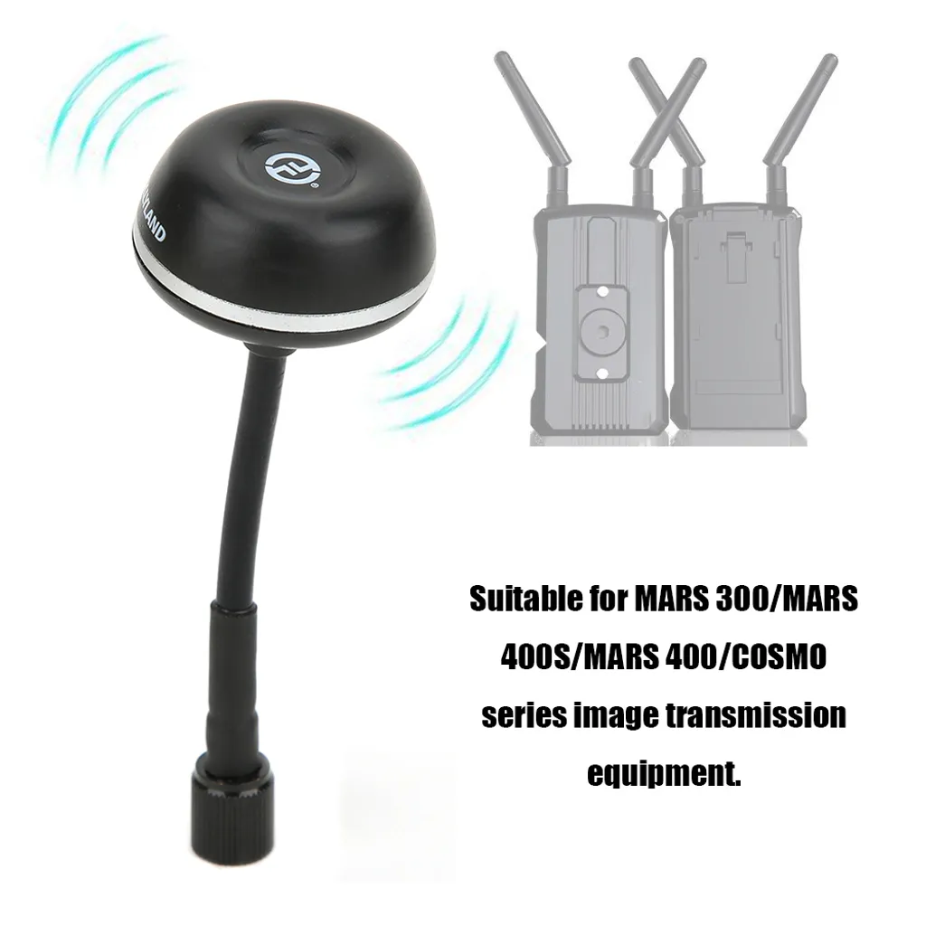 Antenne Champignon Haute Performance Noire pour Récepteur Vidéo COSMO