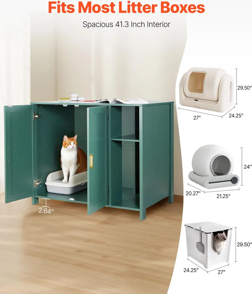 Cache Litière pour Chat Compatible avec Bacs Intelligents et Connectés - 4