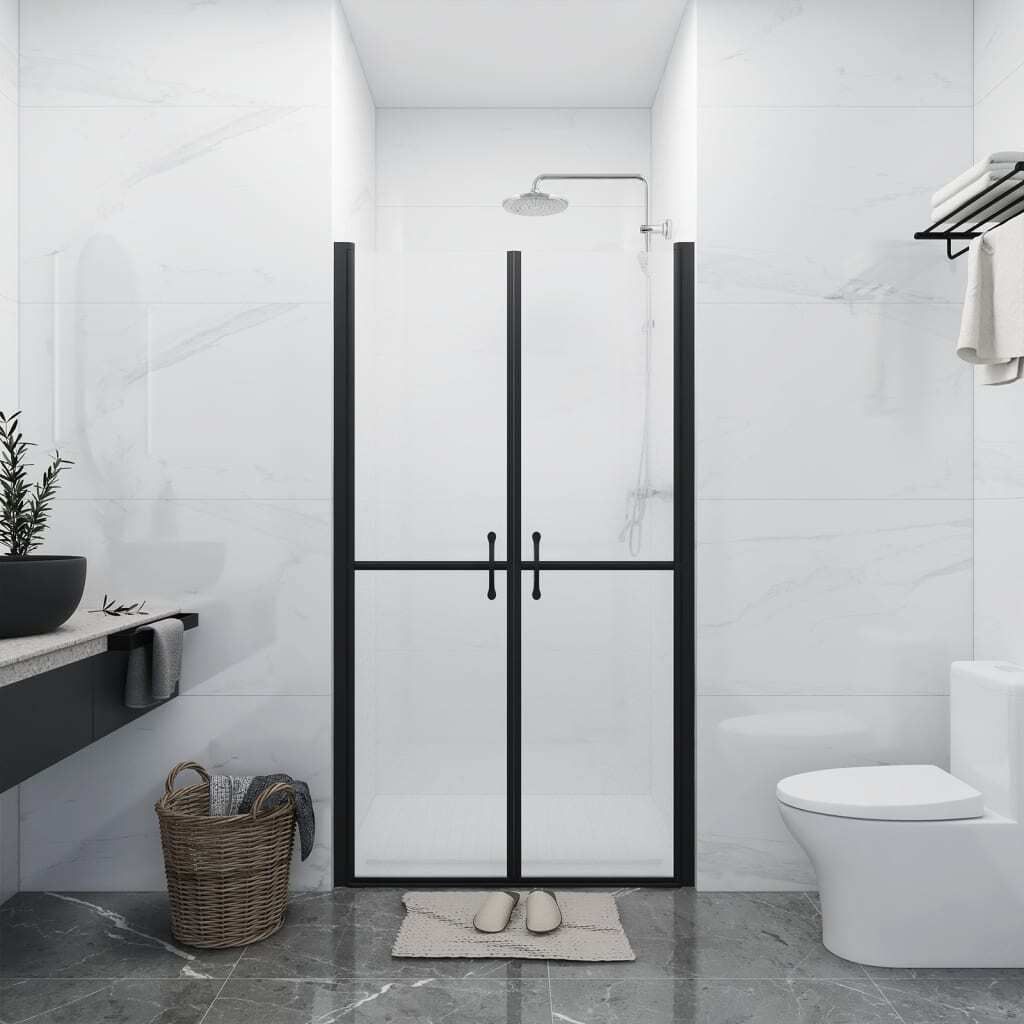 vidaXL Drzwi prysznicowe matowe ESG (98-101)x190 cm Zdjęcie produktu 