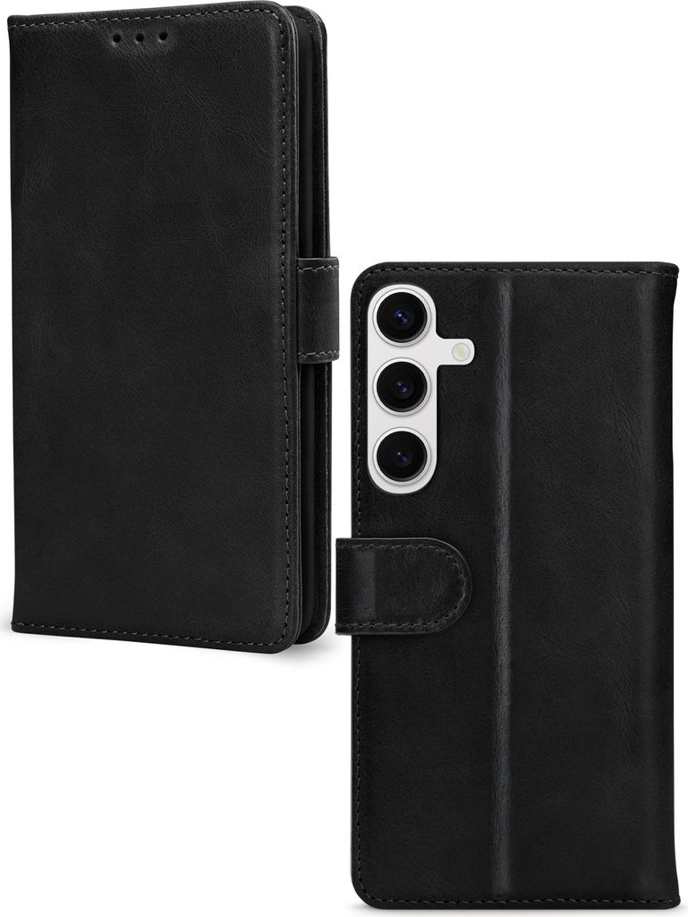 Mobilize Premium Gelly Wallet Samsung Galaxy S24 Hülle Klapphülle Geldbörse - Schwarz