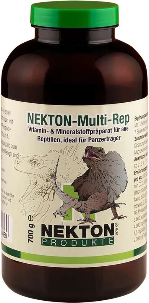 Nekton Multi-Rep 700G - Vitamine per Tartarughe e Rettili Professionale