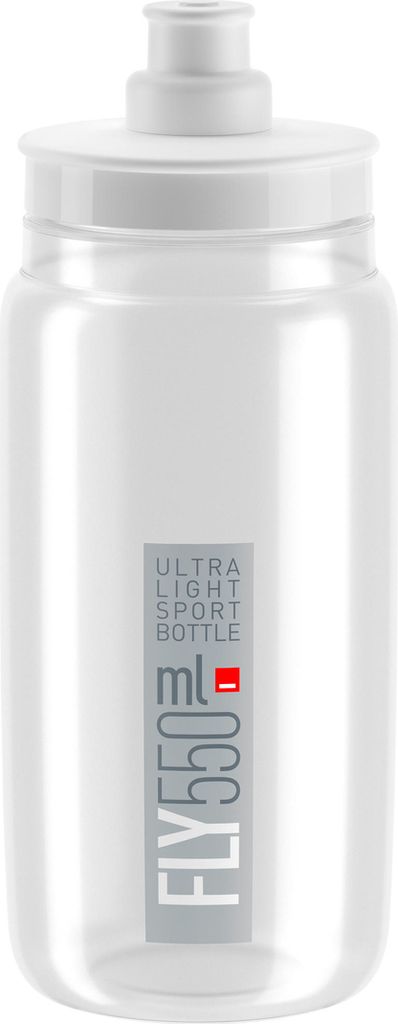 Elite Trinkflasche Fly 550ml, klar/grau, klar/grau Produktbild 