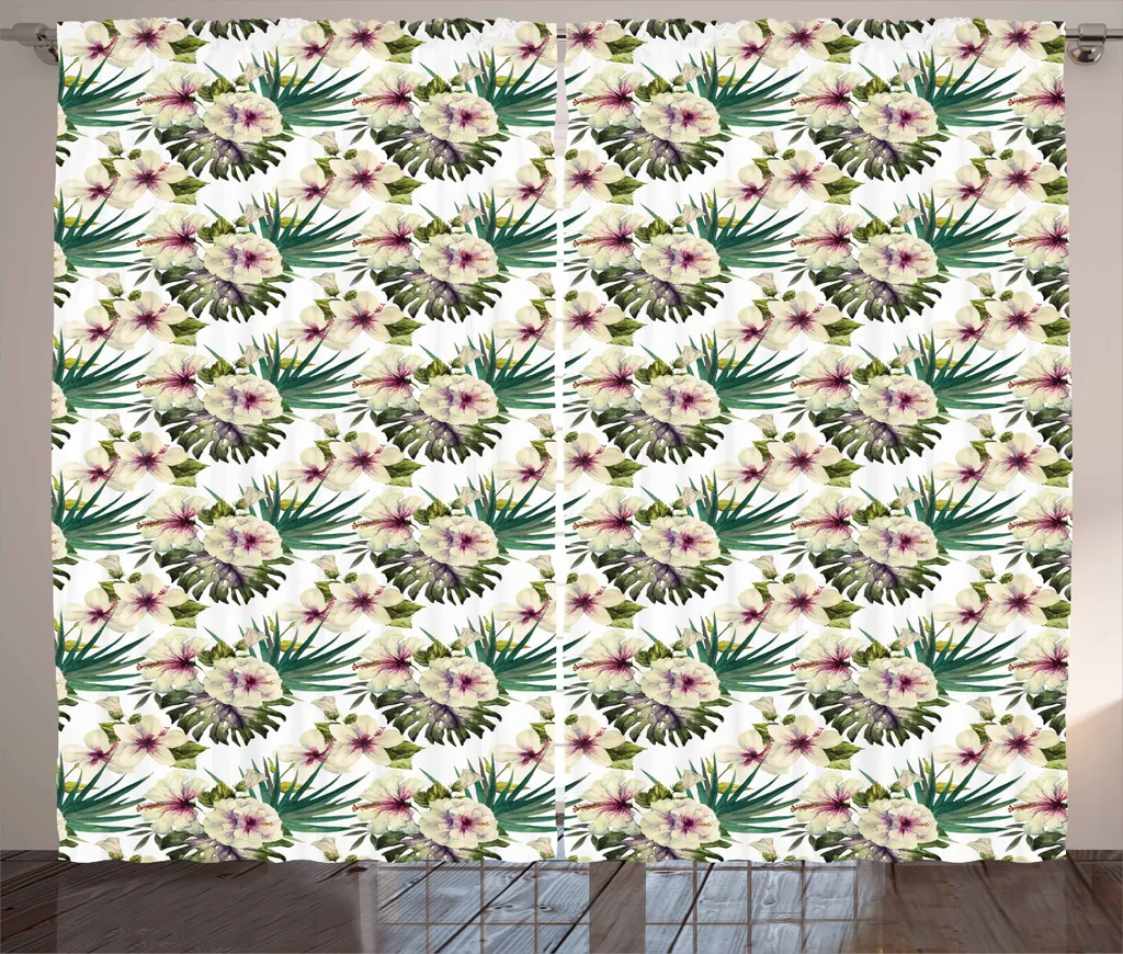 Tenda ABAKUHAUS Rustica Jungle 280x225 cm - Arredo Vintage per Soggiorno