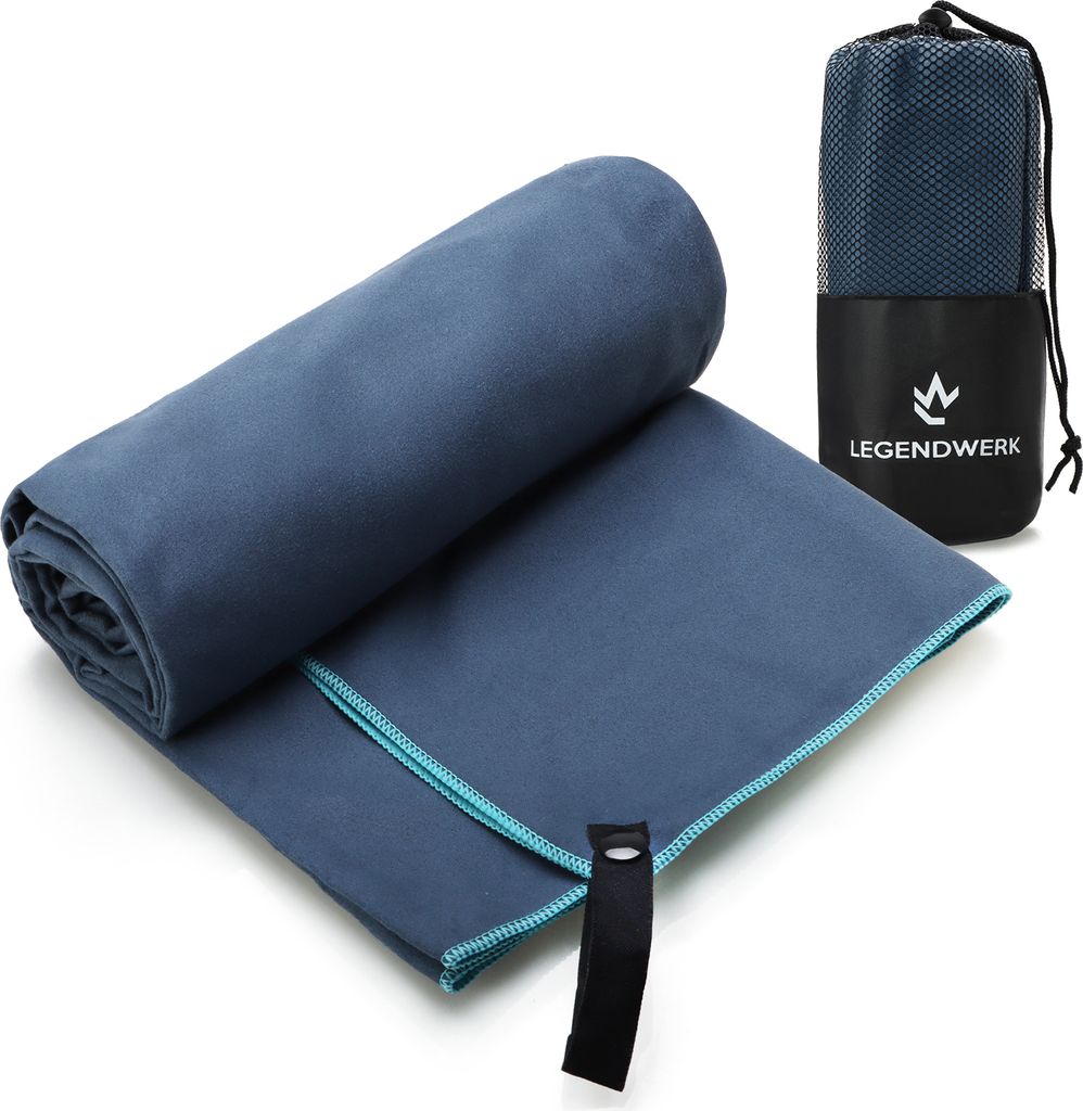 Legendwerk Microfaser Handtuch 160 x 80 cm - schnelltrocknend & leicht