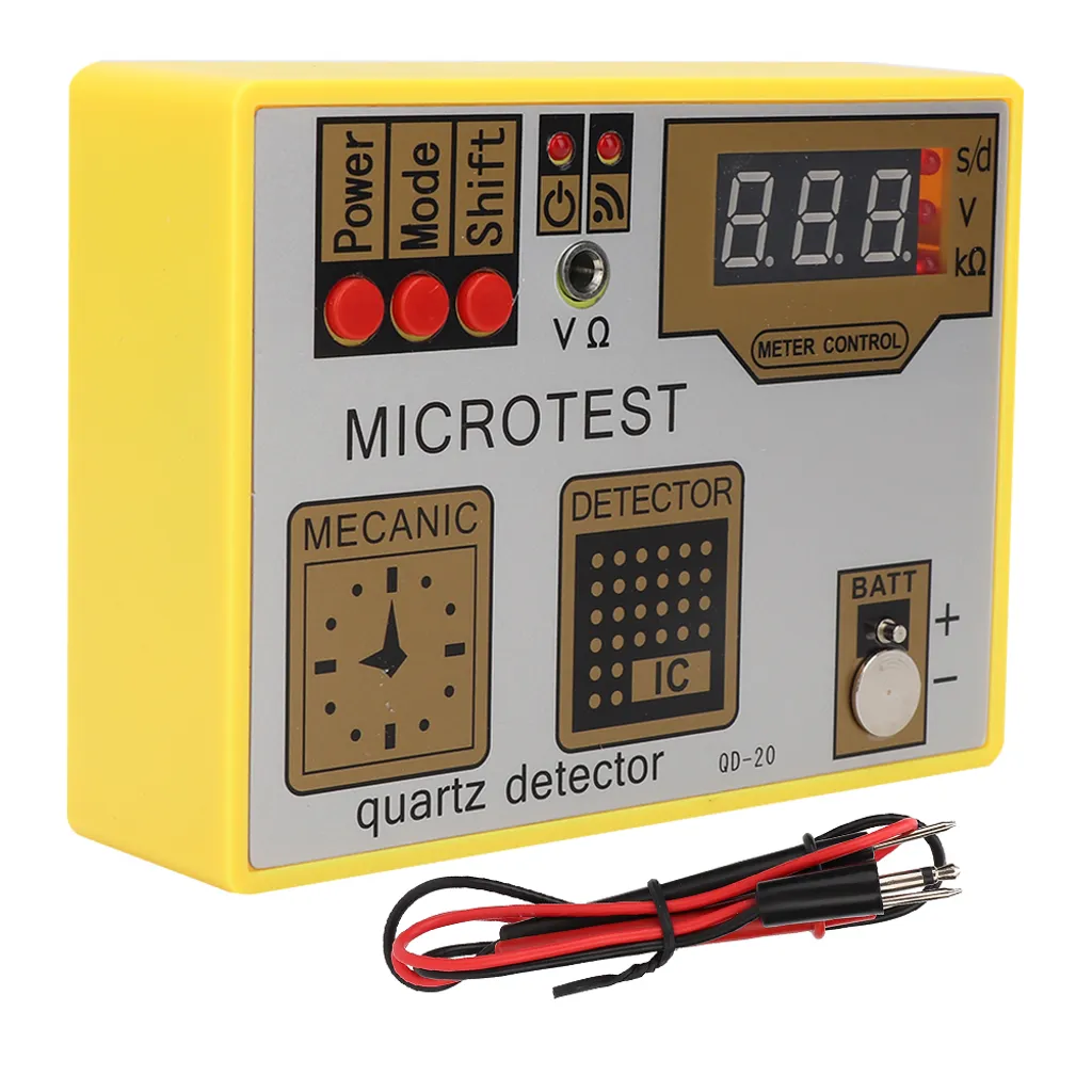 Smagnetizzatore Multifunzione Per Orologi – Con Tester Quarzo E Batteria, Regolabile Per Manutenzione E Riparazione