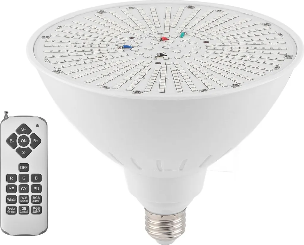 Ampoule LED Piscine E26 12V 40W RGB pour Rénovation Projecteur Jardin