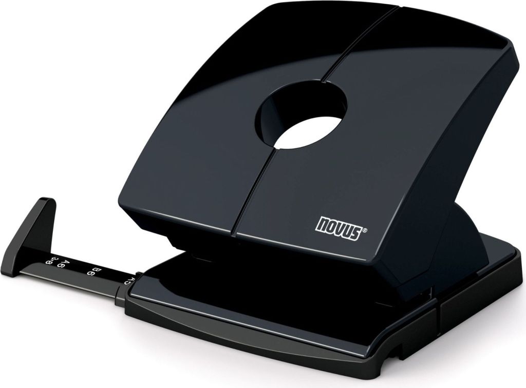 Locher B230 Metall/Kunststoff 3mm (Blister) schwarz Packung mit 6 Stück