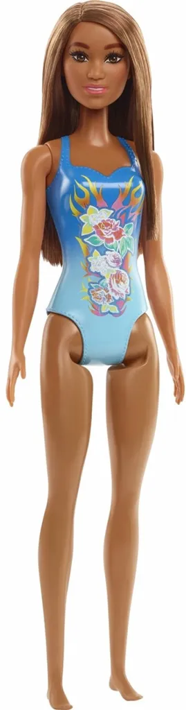 Jouet de Bain Barbie Maillot Bleu HDC51 : Résiste à l'Eau pour Enfant