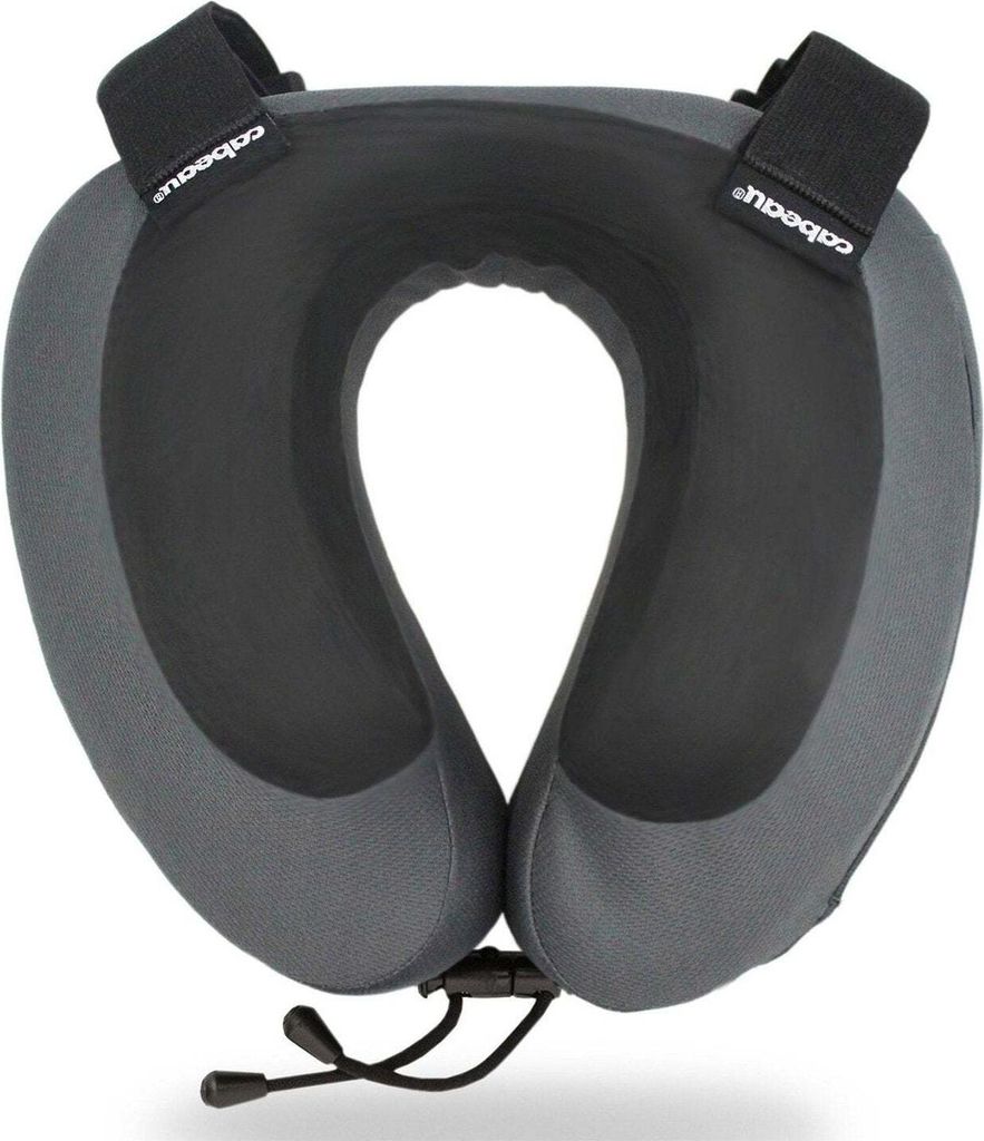 Cabeau Evolution S3 Reisekissen – Memory Foam, 360° Kopfstütze, Stahlgrau