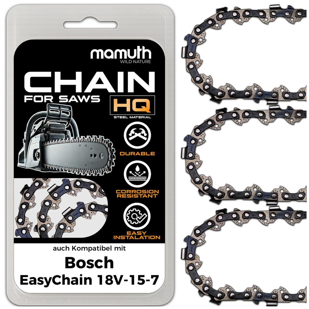 3 łańcuchy do piły łańcuchowej, 15 cm, 1,1 mm, 0,325", Zdjęcie produktu 