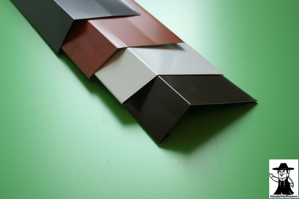 Roofart Wandanschlussblech 2 Meter Anthrazit - Für Dachpfannen Übergang Zur Wand