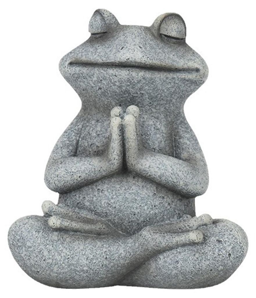 Frosch-Ornament aus Kunstharz, Symbol für Reichtum und Glück, bionisches Design, Figur, Frosch-Hund-Meditationsornament, Dekoration für drinnen ...