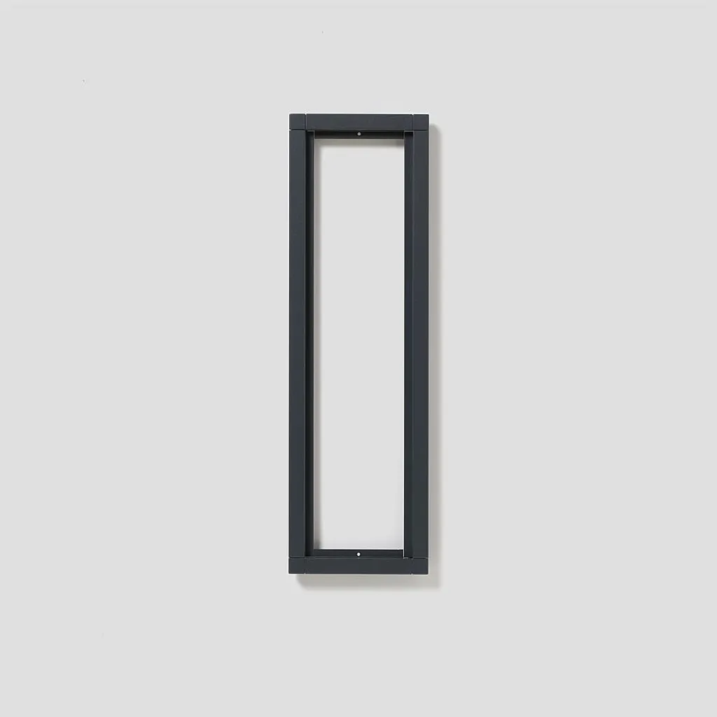 Cadre Siedle 4 modules pour platine de rue Vario Anthrazit 131x431 mm