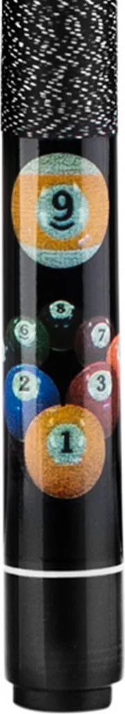 Queue de billard 124cm en bois robuste avec boule de billard enfant