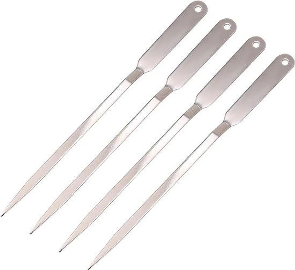 Coupe-papier anti-déchirure en inox, lot de 4 ouvre-lettres pour le bureau