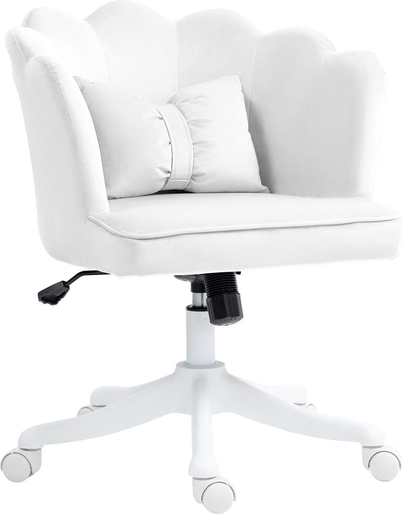 Rollsessel, Leinenoptik, höhenverstellbar, 160 Grad neigbar, Fußstütze, Cremeweiß