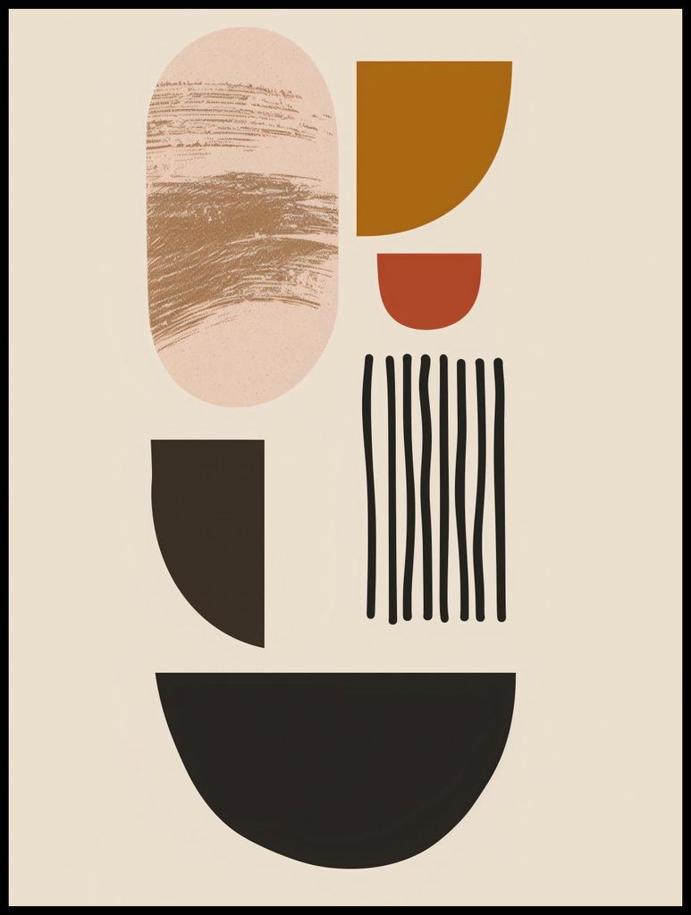Plakat 75x100cm Textur und Pastell