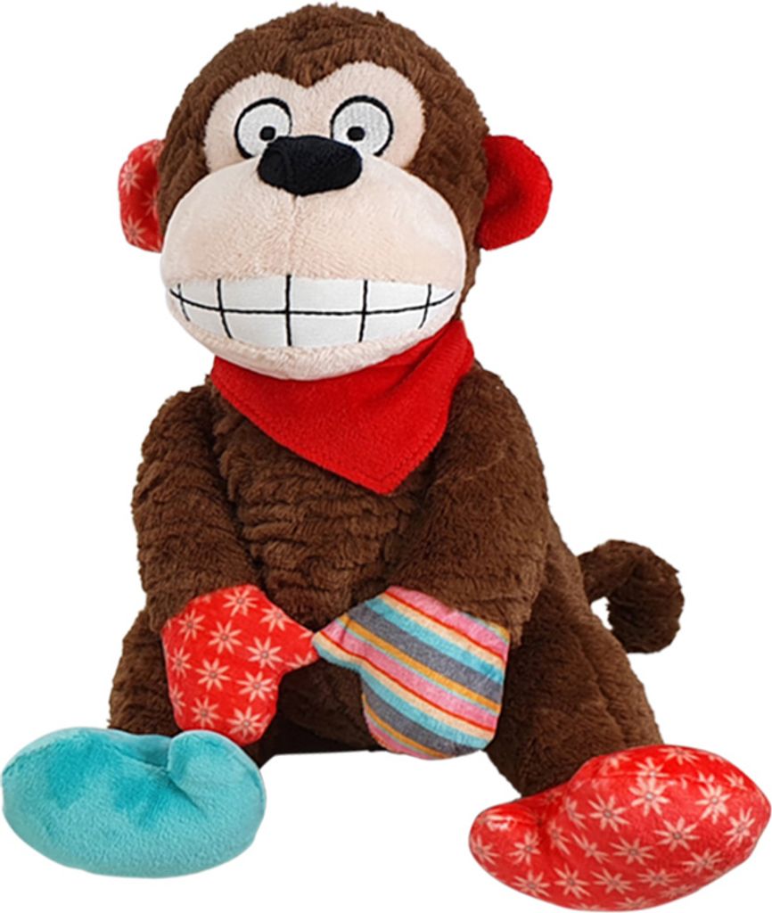 Nobby Hundespielzeug Plüsch Affe sitzend