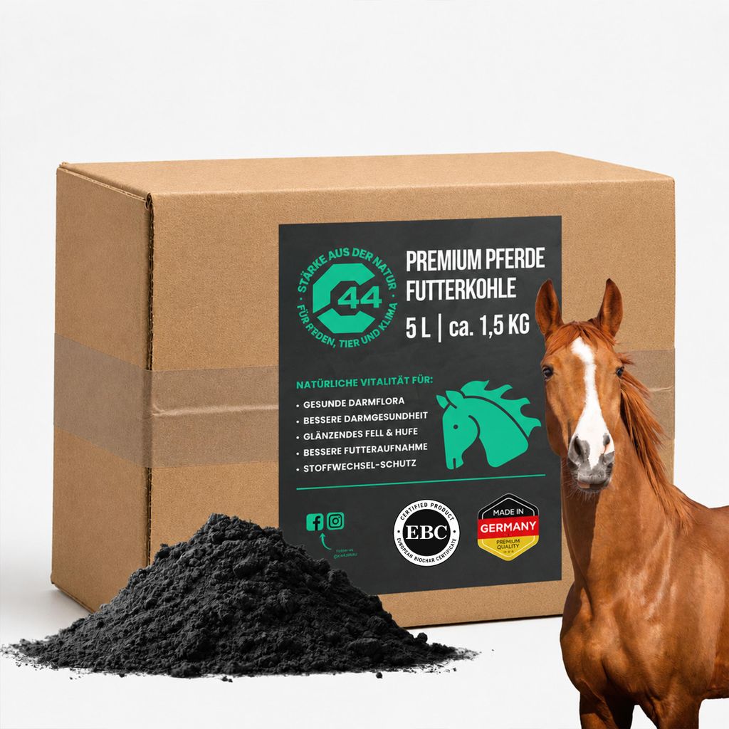 Futterkohle für Pferde 5L - EBC-er  Hochwertige Produktbild 