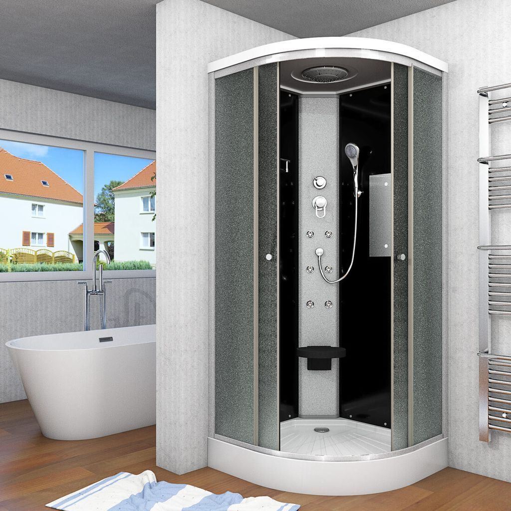 Duschkabine Fertigdusche Dusche Komplettkabine D10-03M0 Produktbild 