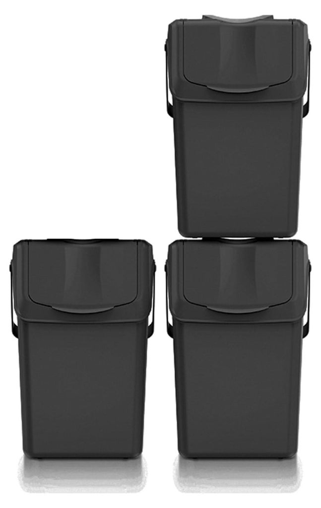 Keden Set de cubos de reciclaje "Sorti Box" (3 unidades) - Imagen del producto 