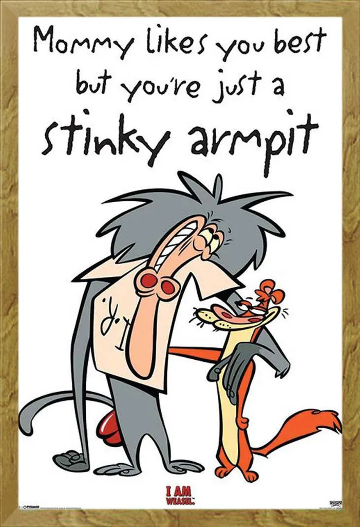 Poster I Am Weasel Shinsuke Maxi Cornice Rovere - Arredo Nerd 91x61