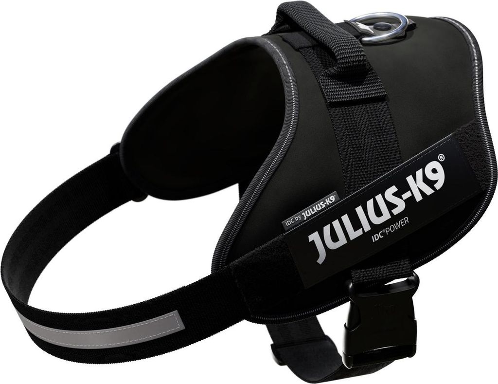 Julius-K9 14871, Hund, Westengeschirr, XL-XXL, Schwarz, Einfarbig, 82 cm